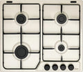 Piano cottura a gas, 60 cm, 4 fuochi, fornello a gas, FFS 46 ASV, Avena