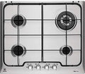 Electrolux Piano cottura a gas, 60cm, acciaio inox, fornello a gas, Electrolux Rex - Piano Cottura a Gas PX 640 UV Finitura Inox da 60cm