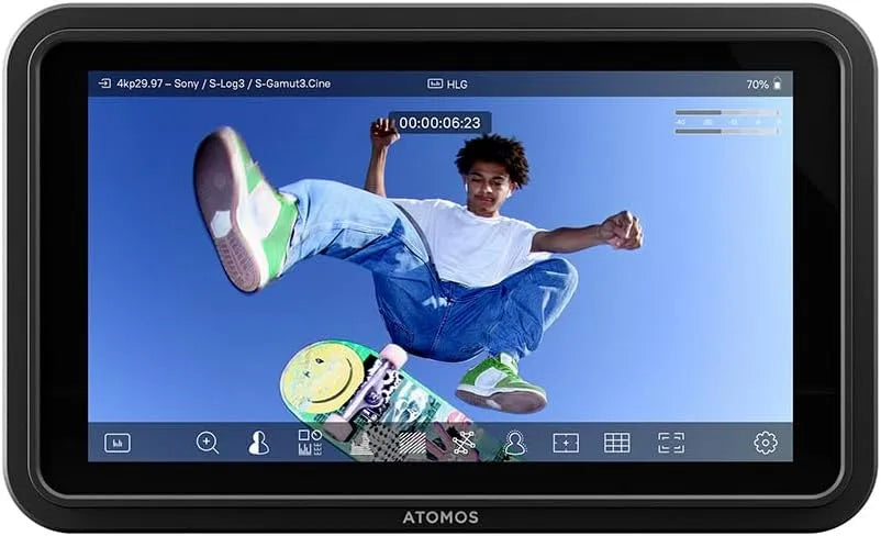 Monitor, esterno, touch, HDR, HDMI, professionale, Atomos Shinobi Go 5' 1500 Nit HDR Monitor - 5 pollici touch screen