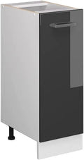 Prodotto Antracite lucido, Vicco Colonna dispensa cucina R-Line, 30 cm