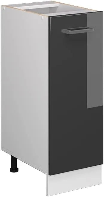 Prodotto Antracite lucido, Vicco Colonna dispensa cucina R-Line, 30 cm