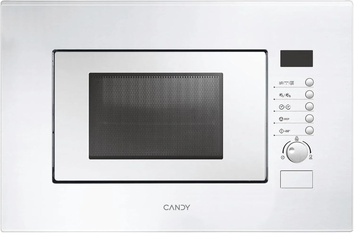 Candy MIC20GDFB Forno a microonde, 24, 5 cm, 20 L, 1000 W, 8 programmi, grill, 8 funzioni, piatto 24, vassoio metallico, digitale, blocco di sicurezza