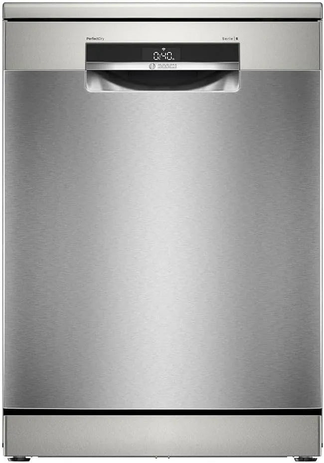 Bosch Serie 6 SMS6ZDI11E Lavastoviglie, 60 cm, Home Connect, libera installazione, acciaio inox, PerfectDry