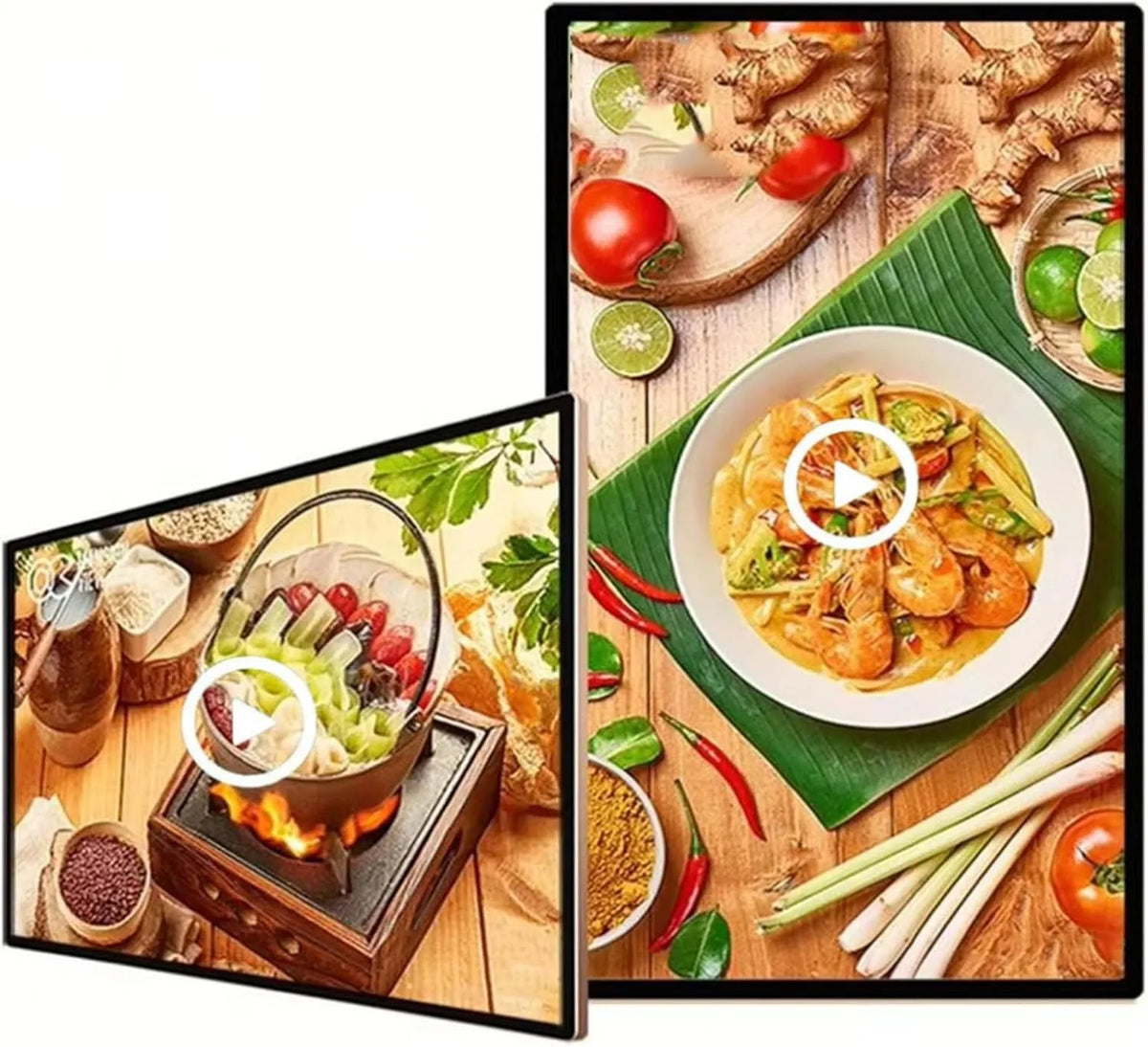 modello 43inch, Display per segnaletica Digitale, Montaggio 43inch, Schermo LCD per Menu Digitale Commerciale per ristoranti e Negozi, looping