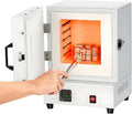 Forno elettrico, 2000 W, industriale, metallo e ceramica, forno da laboratorio chiuso 1150 °C per la lavorazione di gioielli, gesso