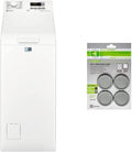 Electrolux EW6T562L E4WHPA02 Lavatrice, 6 kg, classe energetica D, grigio, Electrolux EW6T562L Lavatrice Perfect Care 600 a carica dall'alto