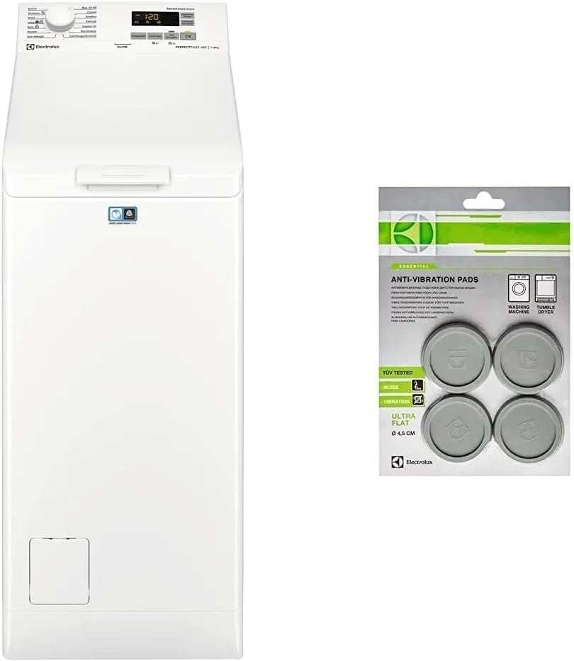 Electrolux EW6T562L E4WHPA02 Lavatrice, 6 kg, classe energetica D, grigio, Electrolux EW6T562L Lavatrice Perfect Care 600 a carica dall'alto