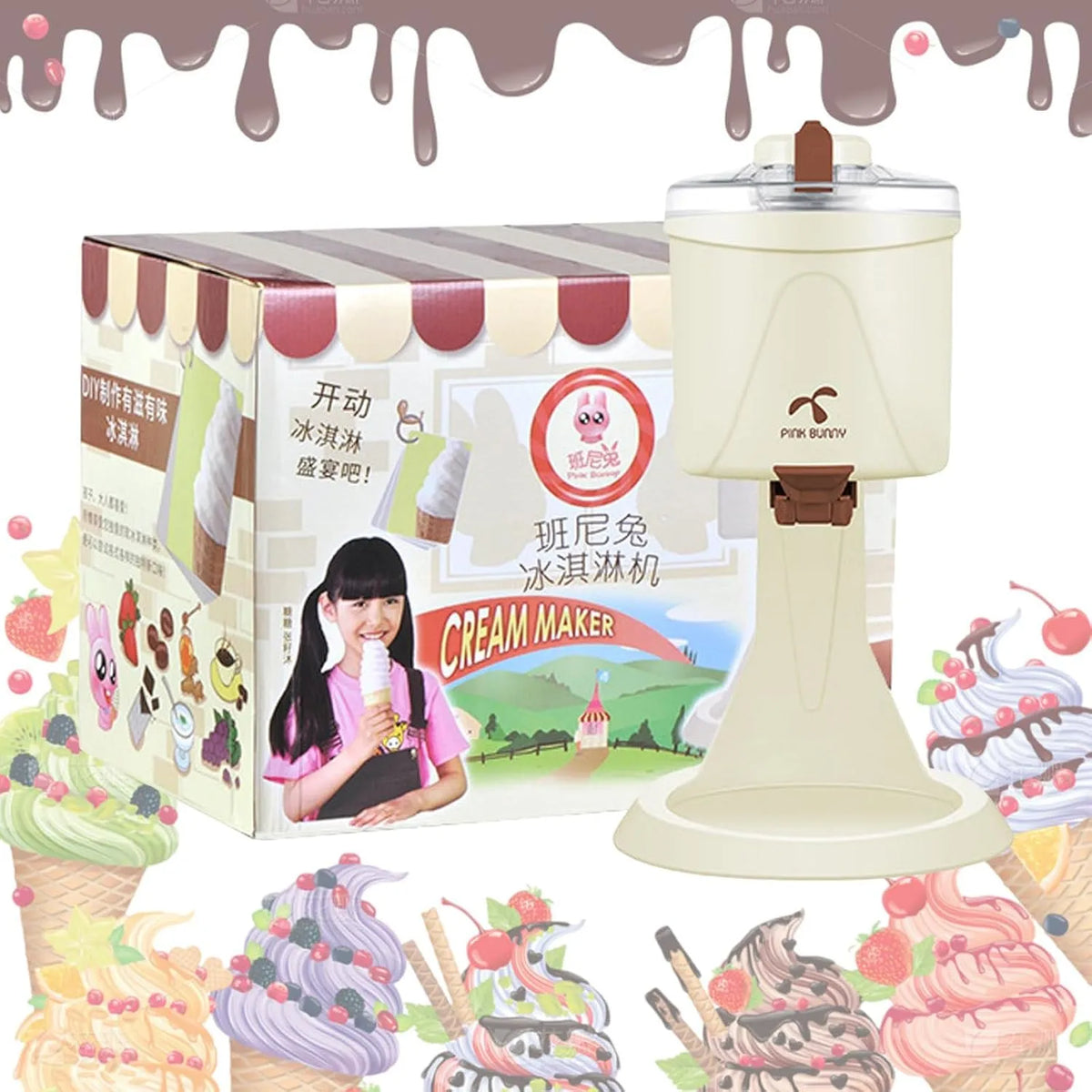 Congelatore 1000ml, vano congelatore, freezer verticale, macchina per fare il gelato domestico da 1000ml, contenitore per congelatore mini frutta