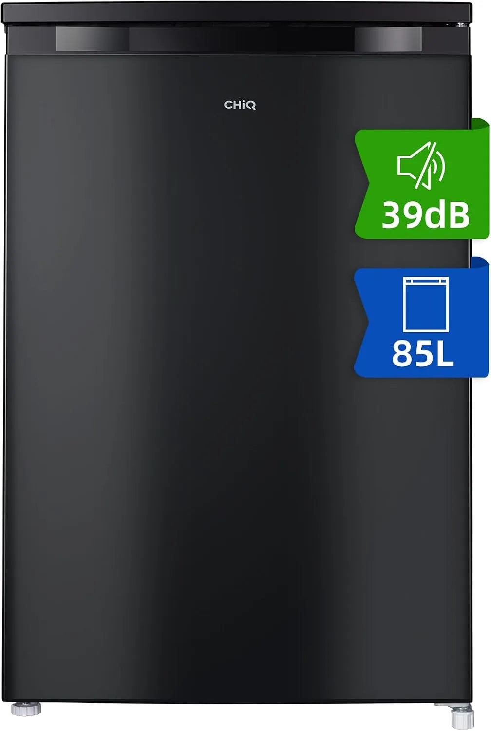 Congelatore, 85 L, classe energetica D, CHiQ CSD90D4D, freezer verticale, nero