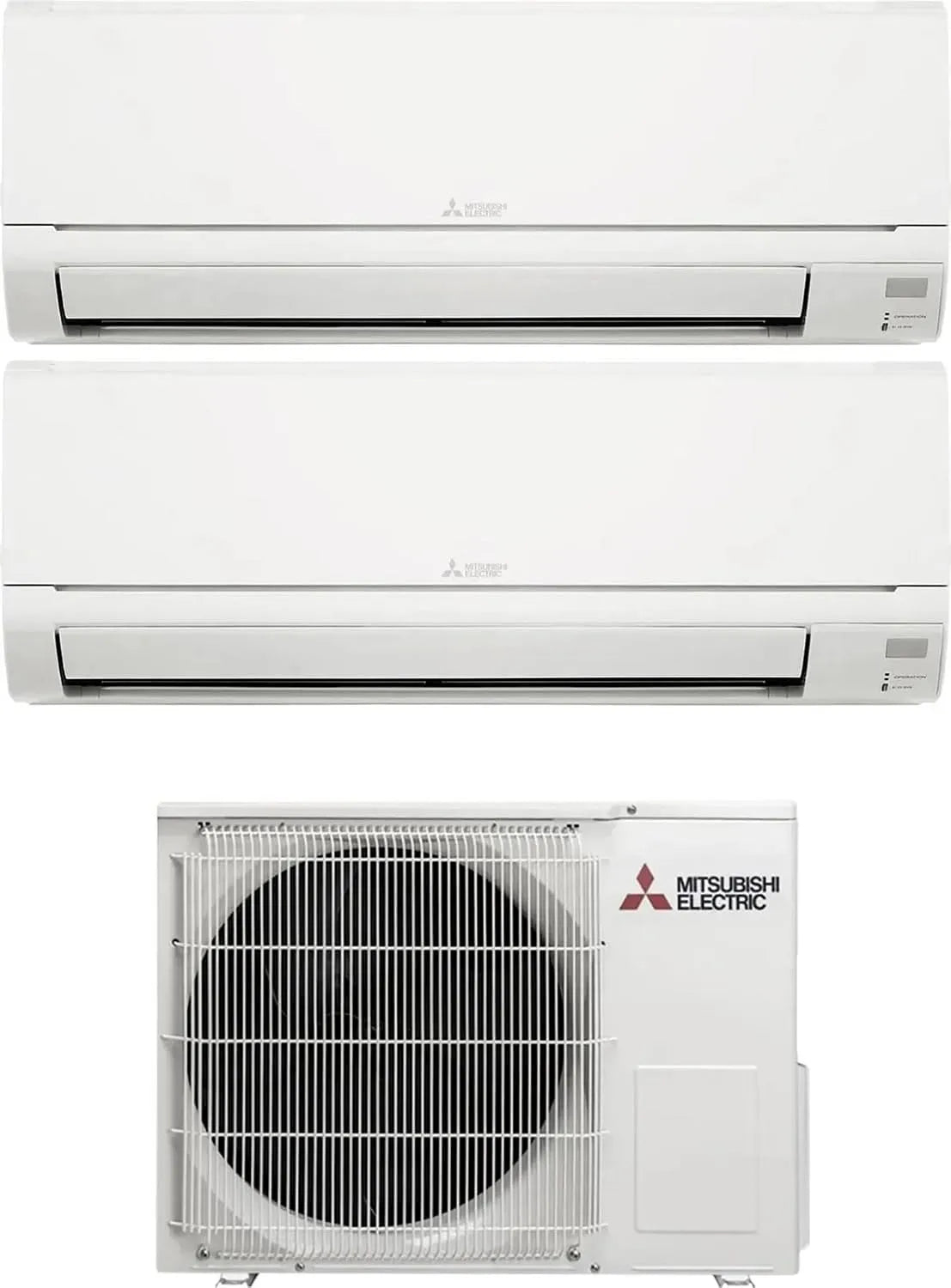 modello MSZ-HR25VFK MXZ-2HA40VFE1, MSZ-HR25VFK + MSZ-HR25VFK + MXZ-2HA40VFE1 - Climatizzaztore Dual Split 9000 + 9000 Btu Inverter con Pompa di Calore
