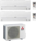 Prodotto A++, A+, Climatizzatore Dual Split 12000+12000 Btu, Dual MSZ HR 35+35