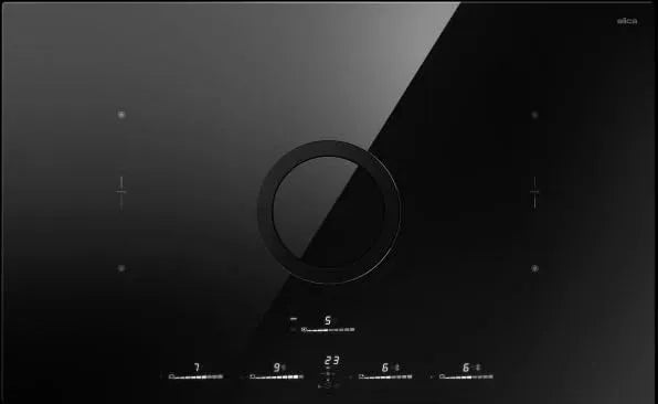 Piano cottura a induzione, piastra a induzione, Elica PRF0200583 BR, 83, nero, Black