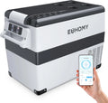 Frigorifero portatile 12V/220V 12V/24, 40 L, -20 a 20 °C, 12 V, auto, mini frigo portatile, Controllato da APP, EUHOMY Frigorifero Portatile 40L