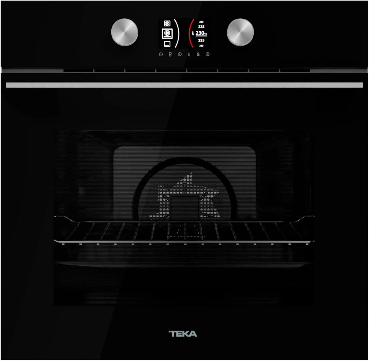 Forno elettrico, 60 cm, classe energetica A, da incasso, 111000010, Forno elettrico da incasso 60 cm e classe A+ di efficienza da Teka HLB 8600 BK