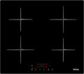 Piano cottura a induzione, 59cm, 4 fuochi, 6800 W, piastra a induzione, Boost, touch, timer, nero, vetro nero