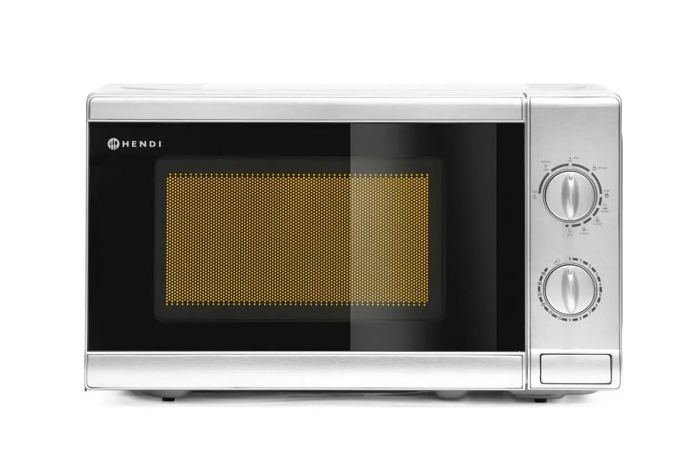 Forno a microonde, 20 L, 700/1000 W, 230 V, grill, acciaio inox, acero inoxidable, 435x360x, 251mm, grill 1000W, 20L, 700W, 230V, función combinada