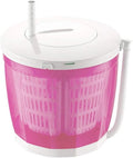 Asciugatrice, 3 kg, campeggio, Color: Pin, Asciugatrice Mini-piccolo disidratatore manuale Disidratatore essiccatore ad alta capacità da 3 kg Secchio