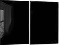Piano cottura in vetroceramica, 2 x 40 x 52 cm, nero, TMK, induzione universale per piani cottura protezione antispruzzo, tagliere in vetro temperato