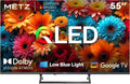 Google 55MQF7500Z Smart TV, 55 pollici, televisore, 4K UHD, QLED, HDR, triplo tuner DVB-T2, S2, Bluetooth, Dolby Vision & Atmos, HDR10+, MEMC