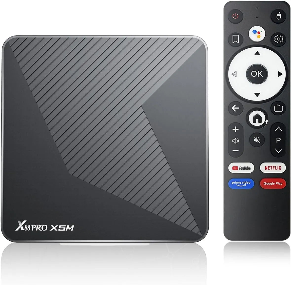 Smart TV S905X5M Android14.0, televisore, USB, Wi-Fi, Bluetooth, effetto 3D, Android OS, 0 Unterstützt 3D HD 8K Android Box, RUPA Android TV Box 2025