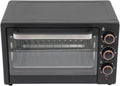 Forno elettrico, 22 L, 1000 W, timer, 2 zone di temperatura, Timer 60 min, Temperatura Regolabile Fino a 250 °C, Porta Vetro Abbassante, Compatto per