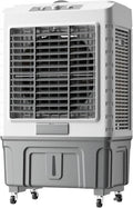 Prodotto Serbatoio 55 L, Raffrescatore Evaporativo Professionale Portatile 150 W, Oscillazione 120°, 3 Velocità, 200W, per Interni, Esterni, Officine