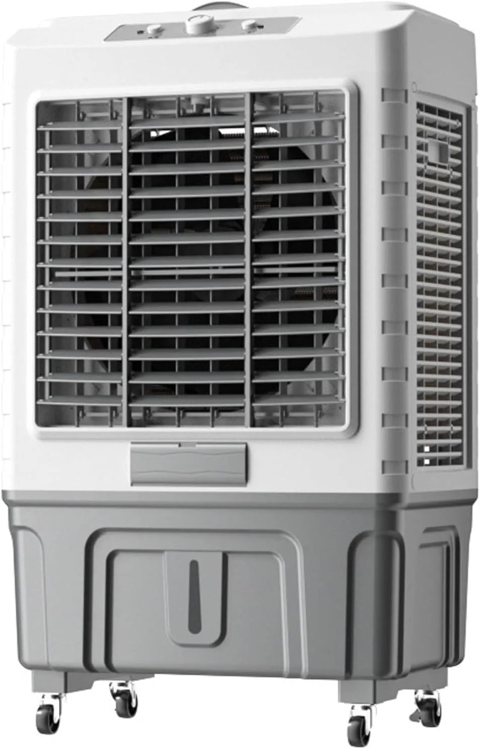 Prodotto Serbatoio 55 L, Raffrescatore Evaporativo Professionale Portatile 150 W, Oscillazione 120°, 3 Velocità, 200W, per Interni, Esterni, Officine