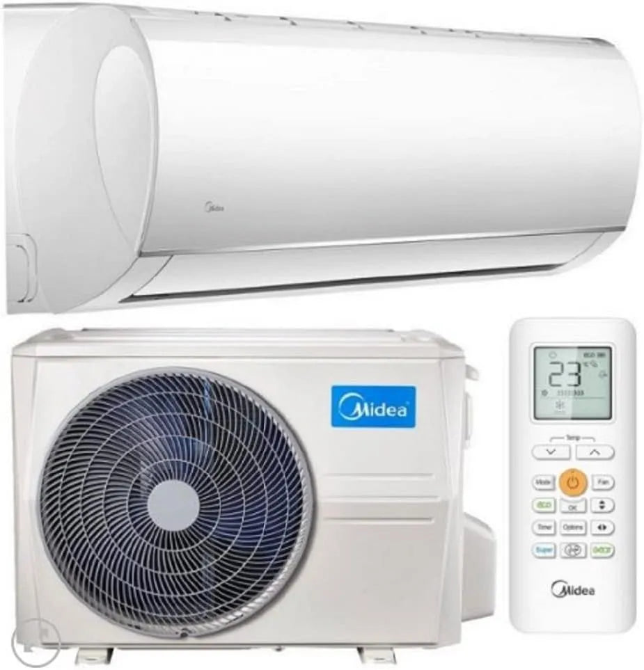 Condizionatore R32, classe energetica A, Condizionatore climatizzatore monosplit fisso 9000 btu classe di efficienza energetica A+++ con telecomando