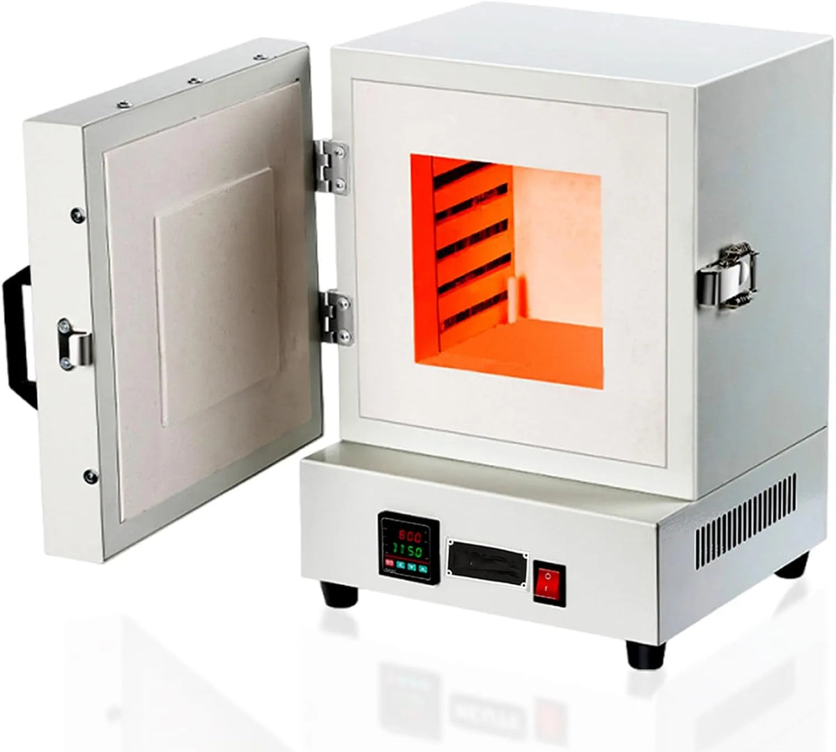 Forno elettrico, 2000 W, industriale, Fornace da laboratorio ad alta temperatura da 2000W, Forno a muffola chiuso da 1150 °C