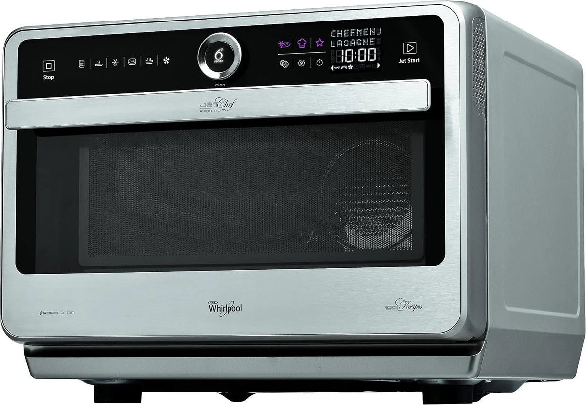 Whirlpool Forno a microonde, 49 x 38 x 54.1 cm, acciaio inox