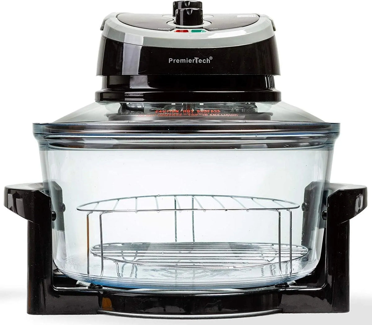 Forno elettrico PT-FA12B, 17 L, 1400 W, nero, PremierTech Forno Alogeno ad Aria Ventilato 17 Litri 1400W Nero PT-FA12B