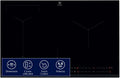 Electrolux Serie 600 LIL83443 Piano cottura a induzione, 780x520 mm, 4 fuochi, piastra a induzione, da incasso, nero, Bridge 80 cm, Tecnologia