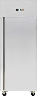 Congelatore GN2, 610 L, industriale, vano congelatore, professionale, ristoranti, acciaio inox, freezer verticale, MBH Congelatore ECO Verticale Inox