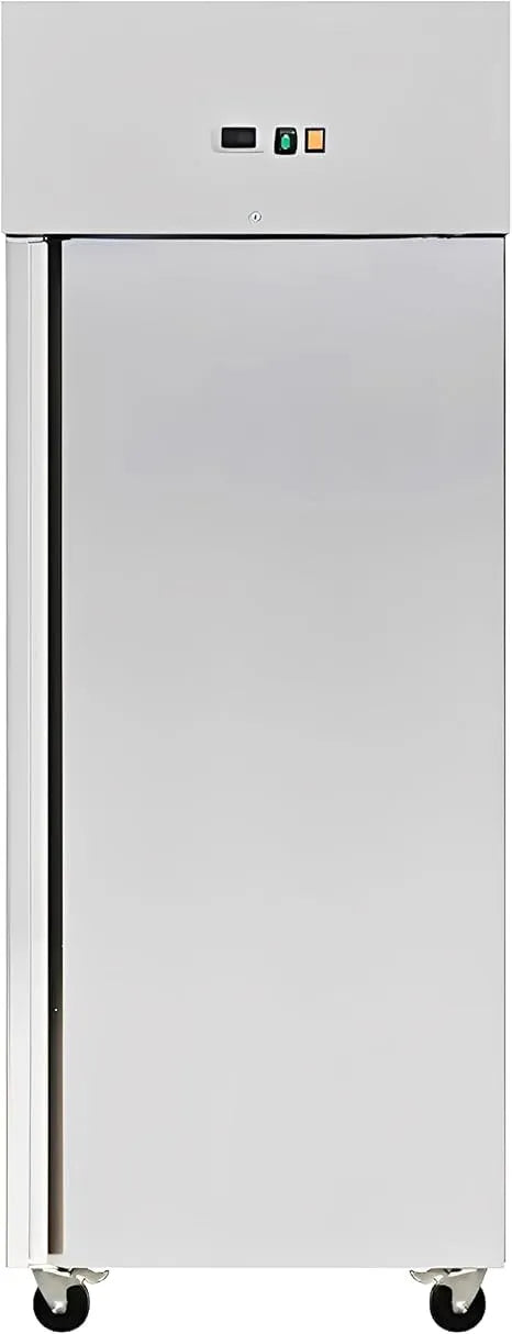 Congelatore GN2, 610 L, industriale, vano congelatore, professionale, ristoranti, acciaio inox, freezer verticale, MBH Congelatore ECO Verticale Inox
