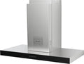 Cappa aspirante A90, 90 cm, classe energetica E, cappa da cucina, montaggio a parete, acciaio inox, nero, STILO GLASS COMFORT SAN X