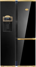 Congelatore, 538 L, No Frost, freezer verticale, nero, No Frost 538 L 183 cm, Kaiser KS 90300 AD Bio Retro frigorifero Nero