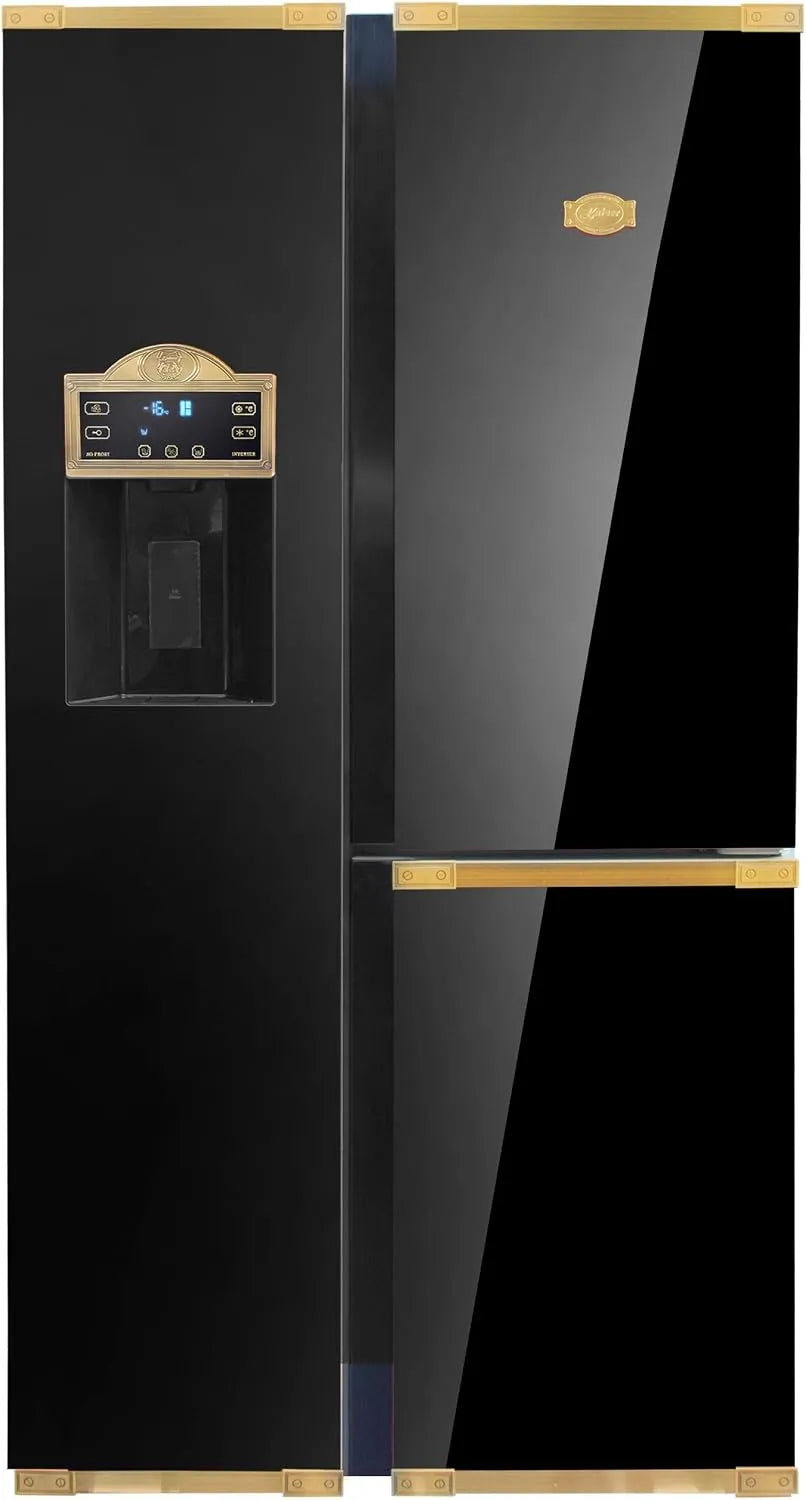 Congelatore, 538 L, No Frost, freezer verticale, nero, No Frost 538 L 183 cm, Kaiser KS 90300 AD Bio Retro frigorifero Nero