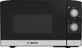 Bosch Serie 2 FFL020MS2 Forno a microonde, 26 x 44 cm, 800 W, acciaio inox, illuminazione a LED uniforme, piatto girevole da 7 cm, fermata porta a
