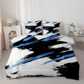 Lavatrice, industriale, 5 tog, 2 federe, Copripiumino matrimoniale Doodle reversibile per tutte le stagioni, per letto estivo e inverno, leggero