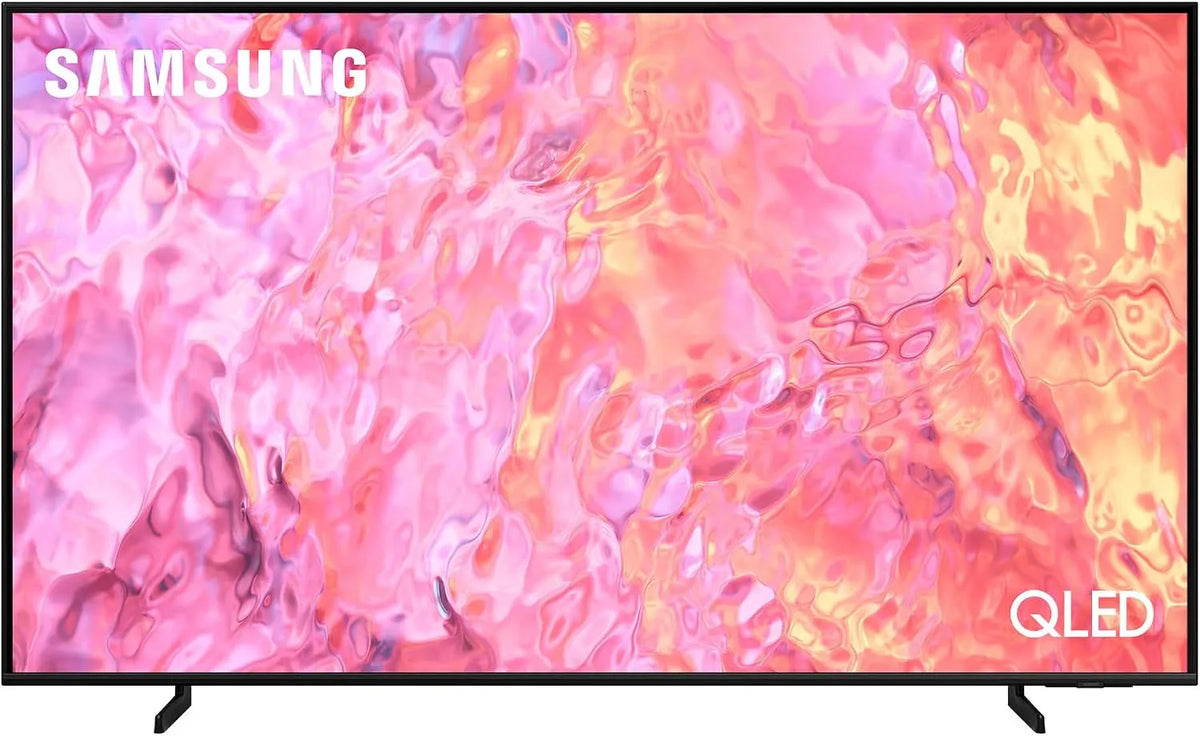 Samsung QE55Q60CAUXZT Smart TV, 55 pollici, televisore, 4K UHD, QLED, tecnologia Quantum Dot, Google Assistant, Alexa e Siri, nero, Black 2023