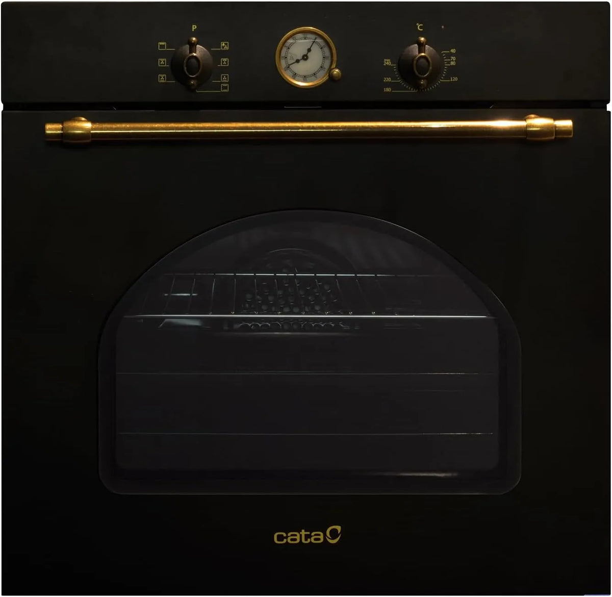 Cata MRA7108WH Forno elettrico, 60 L, 7 programmi, classe energetica E, da incasso, timer, nero