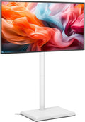 Smart TV, 60 pollici, 400x400mm, televisore, Supporto TVs ad Angolo Sottile Regolabile in Altezza, Girevole