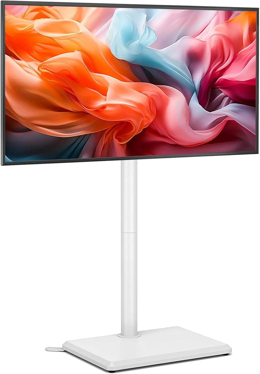 Smart TV, 60 pollici, 400x400mm, televisore, Supporto TVs ad Angolo Sottile Regolabile in Altezza, Girevole