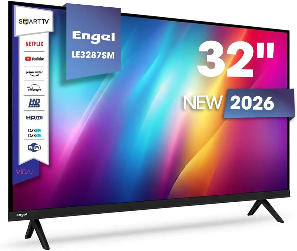 Smart TV LE3287SM, 32 pollici, televisore, Smart TV Engel LE3287SM 32' LED HD