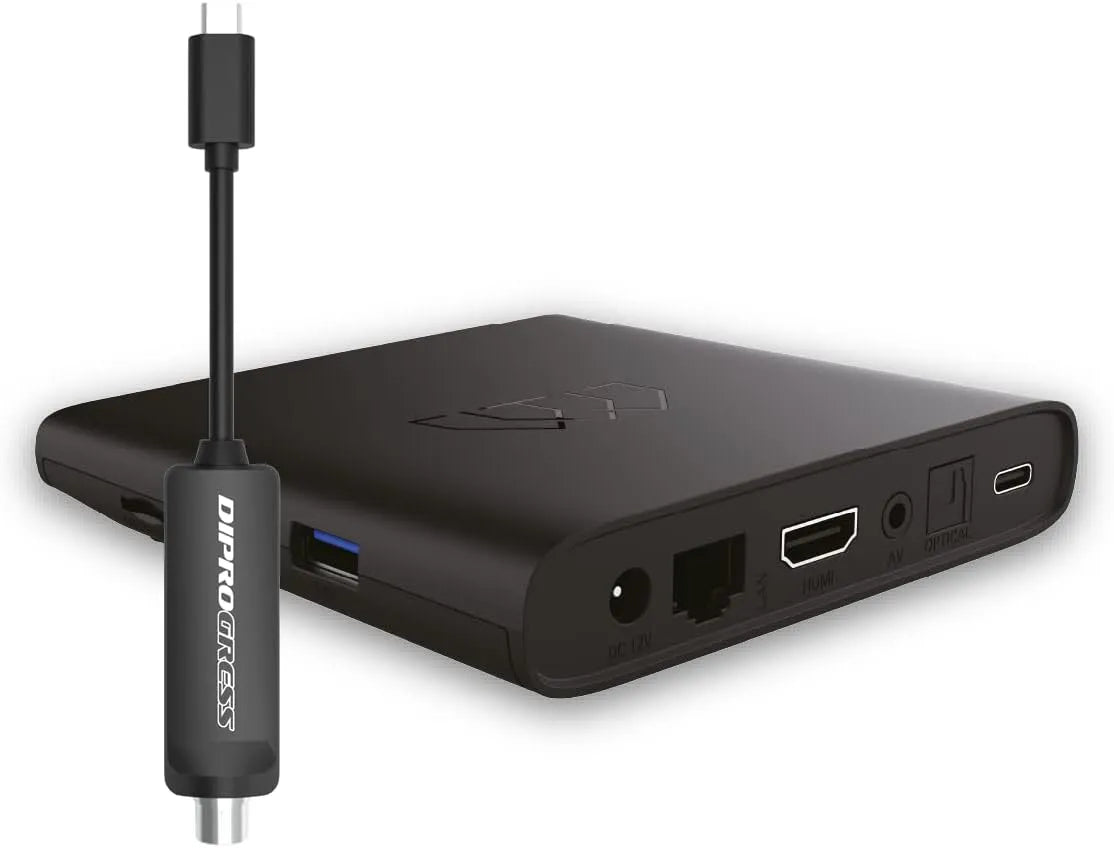 Smart TV DiProgressDPATV2, televisore, 4K UHD, Android OS, DVB-T2, Decoder SMART Android TV ufficiale con DVB-T2 4K- DiProgressDPATV2