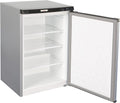Congelatore, 112 L, 540 x 600 x 870 mm, industriale, ristoranti, acciaio inox, freezer verticale