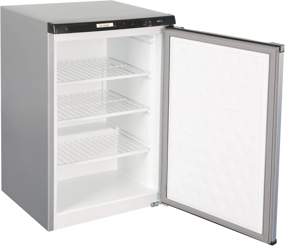 Congelatore, 112 L, 540 x 600 x 870 mm, industriale, ristoranti, acciaio inox, freezer verticale