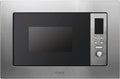 Candy MIG1730DX 700W-1000W Forno a microonde, 17 L, 700/1000 W, 8 programmi, grill, display digitale, acciaio inox, rosso, capacità 17L
