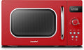 Forno a microonde, 20 L, 800 W, rosso, 5 Livelli di Potenza, Pulsante di Cottura Rapida
