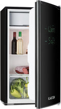 Klarstein Congelatore, classe energetica E, vano congelatore, freezer verticale, nero, 2 Vani sullo Sportello, KLARSTEIN Spitzbergen - Frigorifero